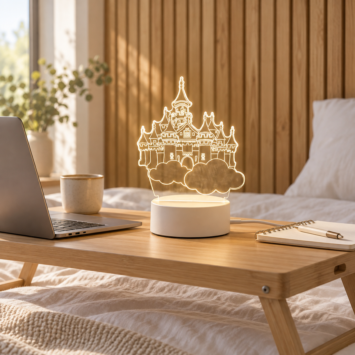 Fairytale Castle 3D Acrylic LED Lamp